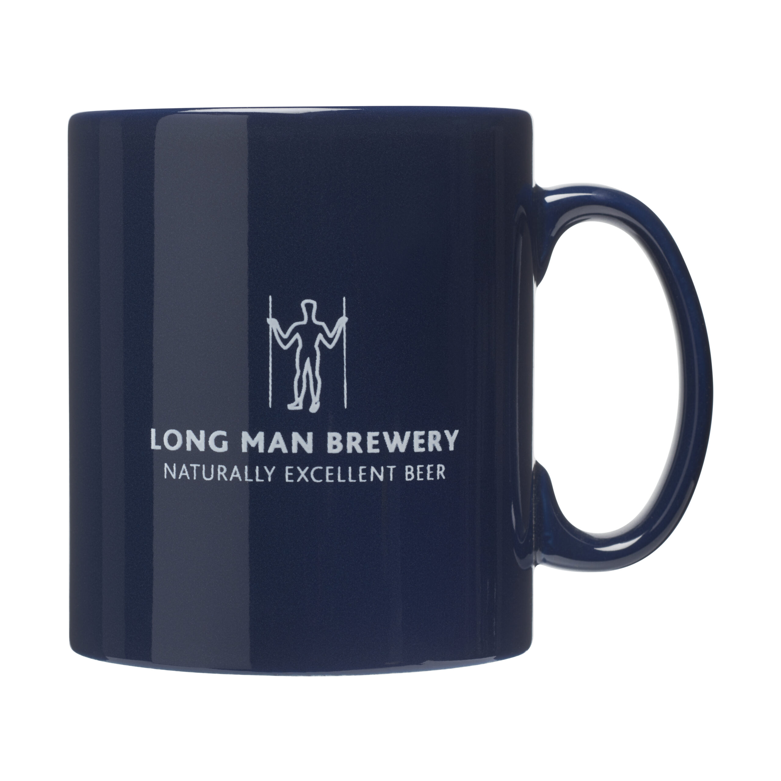 Long Man Mug blue right handle