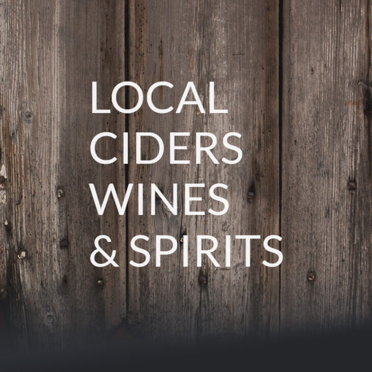 Local Ciders, Wines & Spirits