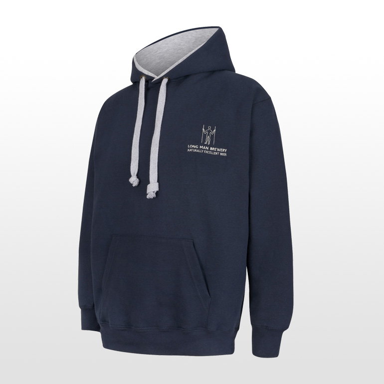 Long Man Hoody Blue - Side