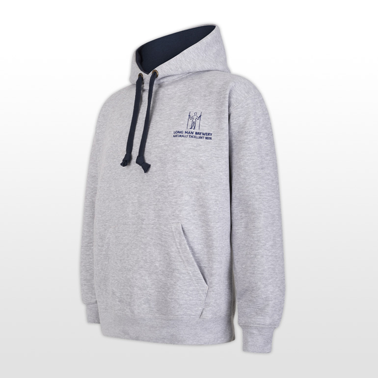 Long Man Hoody Grey - Side