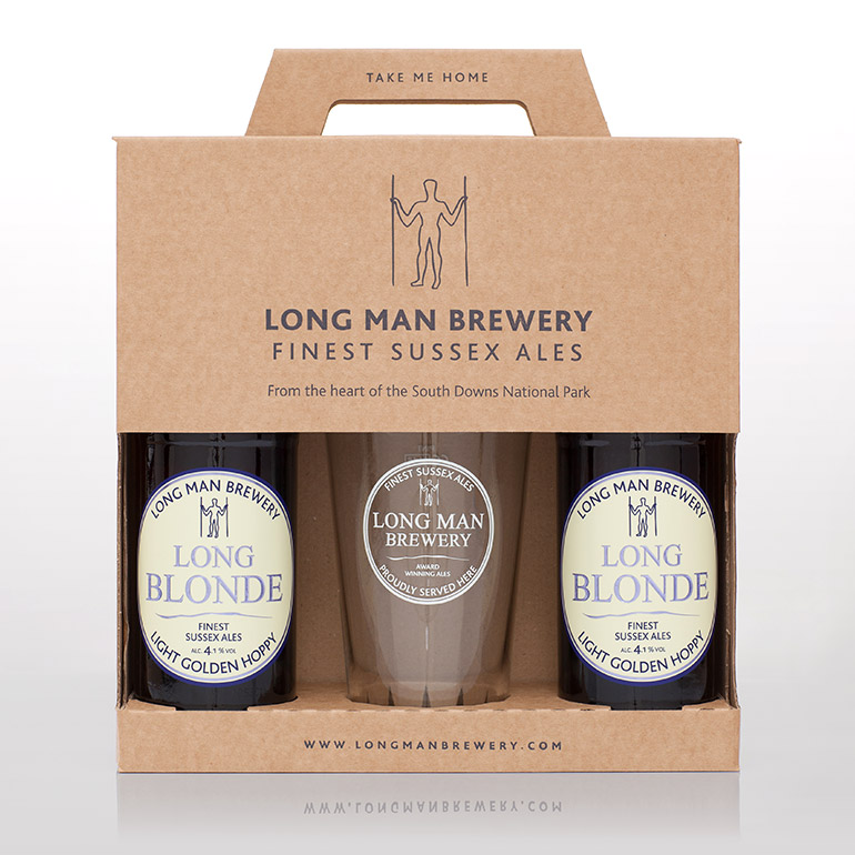 Long Blonde Gift Pack with Pint Glass