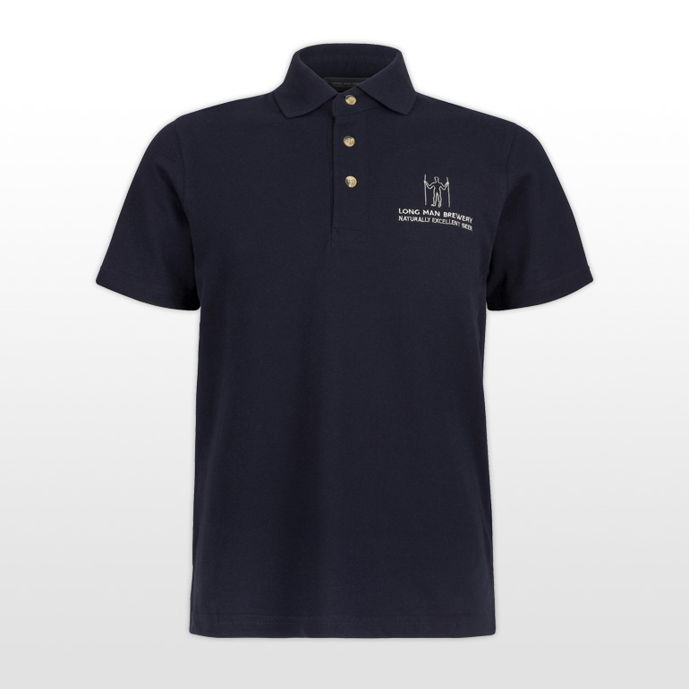 Long Man Polo Blue - Front