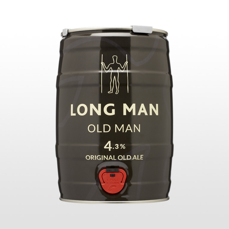 Old man Mini Cask