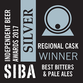 SIBA – Regional Cask Winner - Best Bitters & Pale Ales - Silver - 2017