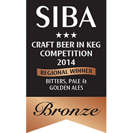 SIBA – Regional Winner - Bitters, Pale Ales & Golden Ales - Bronze - 2014